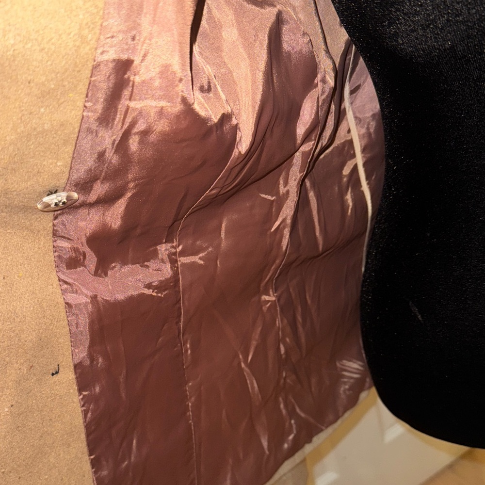 Thread & Supply Camel Double-Breasted Pea Coat - Picture 10 of 12
